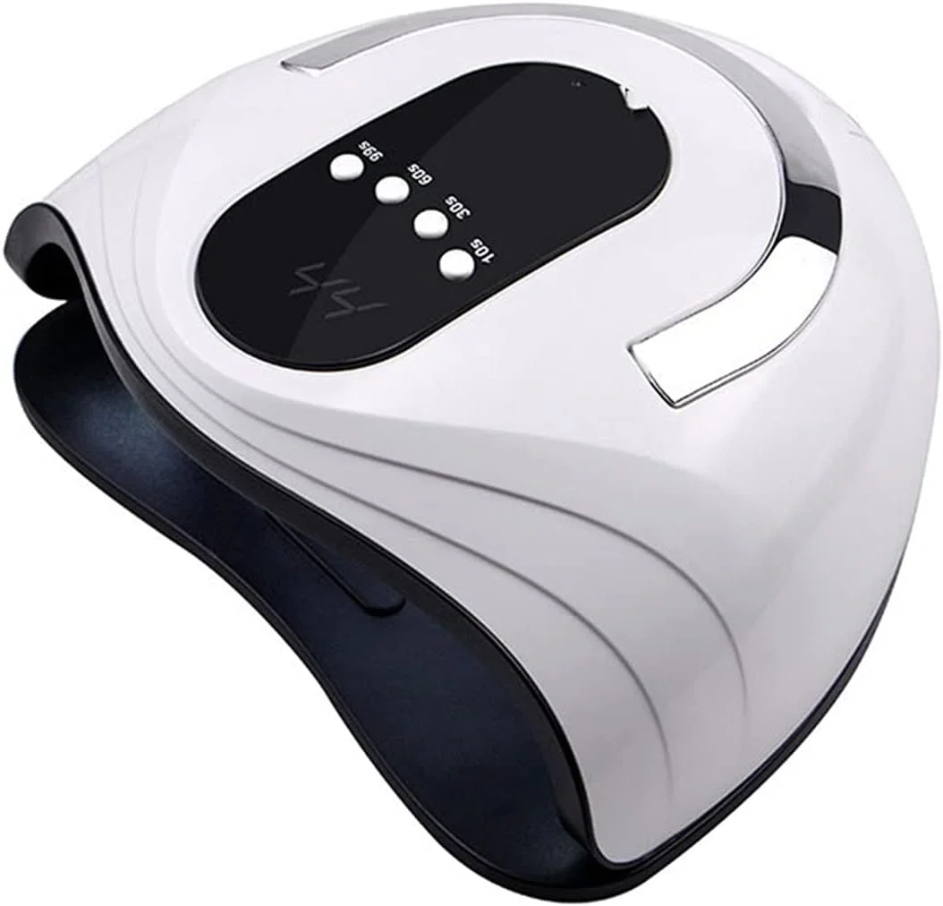 دستگاه خشک کن لاک ناخن HIHELO مدل 84 وات UV LED با تایمر 10/30/60 ثانیه مناسب برای خشک کردن لاک ژل و ابزار طراحی ناخن