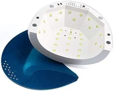 دستگاه خشک کن لاک ژل ناخن UV LED با 2 منبع نور و 3 تایمر و سنسور خودکار