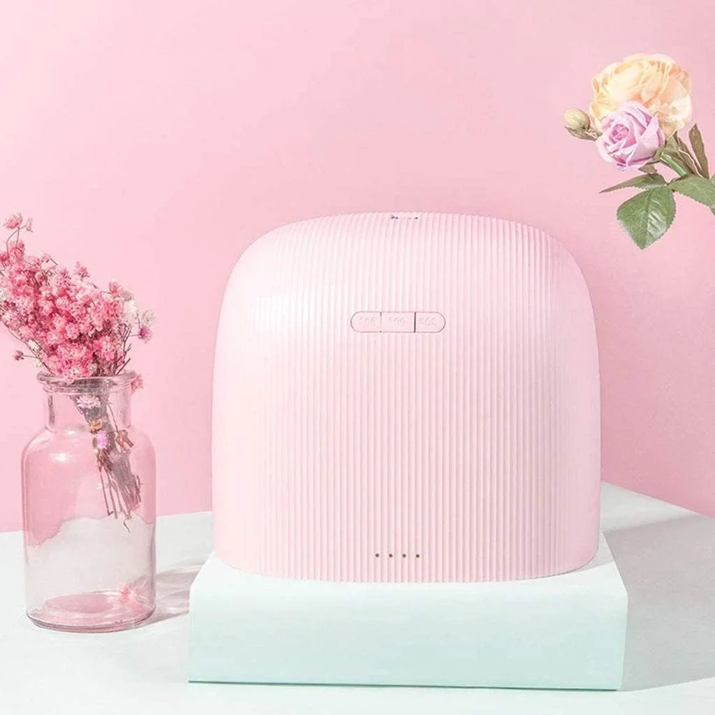 دستگاه خشک کن لاک ناخن صورتی، ست شروع لاک ژل با لامپ ال ای دی 36 وات با 3 تنظیم تایمر