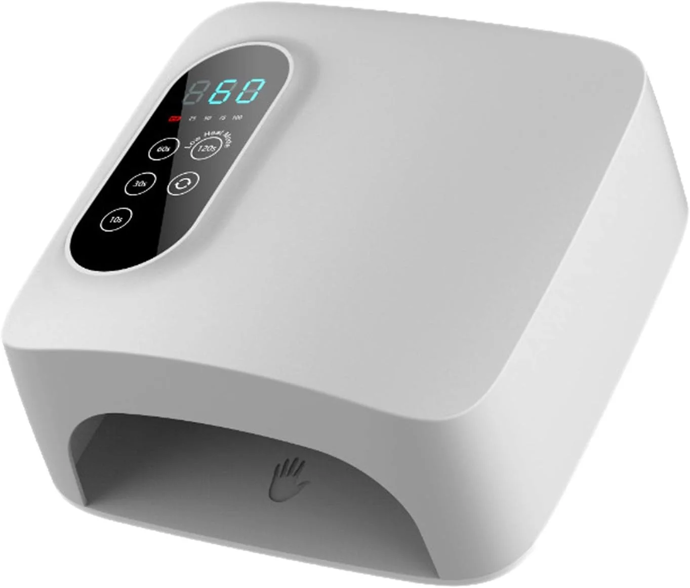 چراغ LED ناخن شارژی بی‌سیم با باتری با ظرفیت بالا، خشک کن ناخن با حسگر لمسی برای انواع ژل ناخن