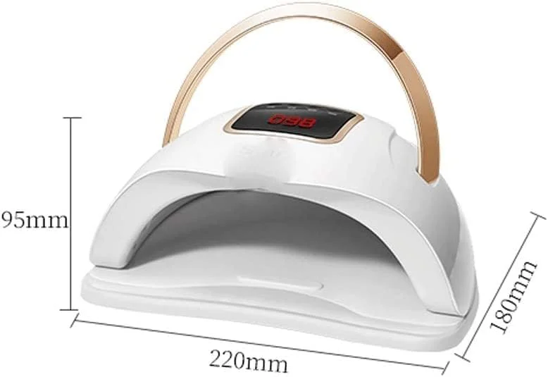 دستگاه خشک کن لاک ناخن، دستگاه UV LED با تایمر، سنسور و دستگیره