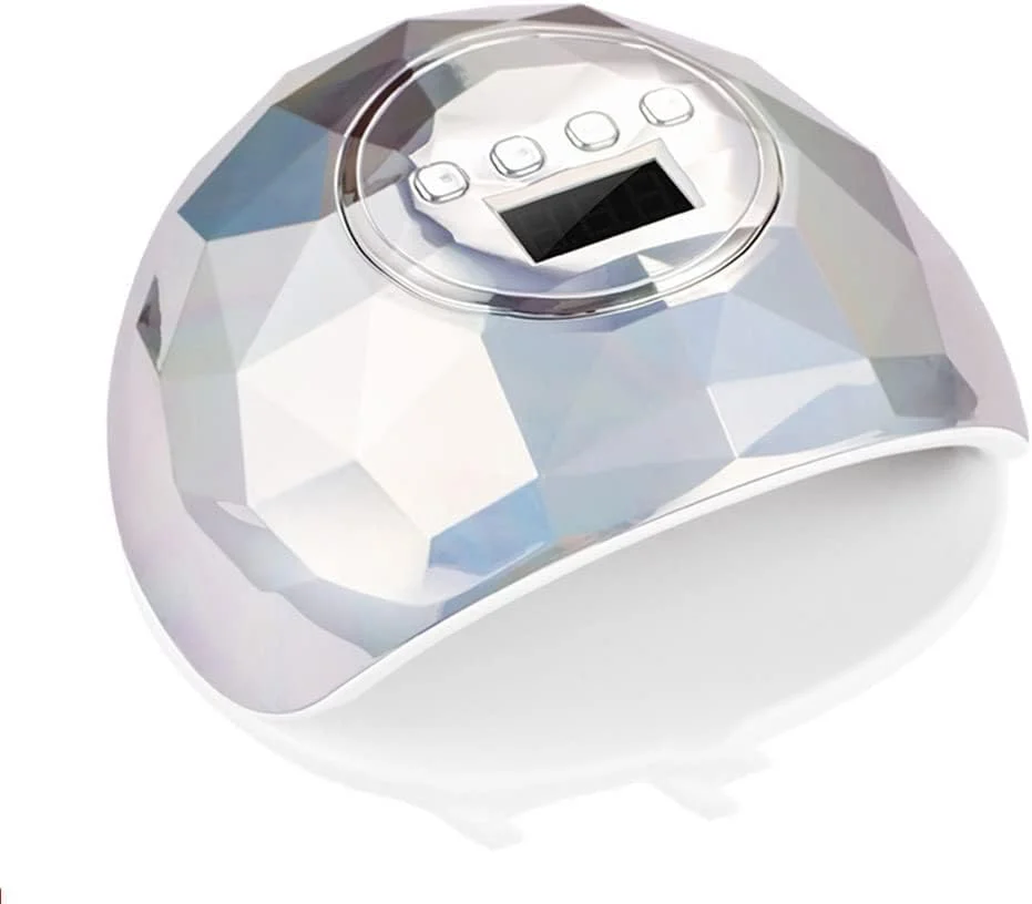 دستگاه خشک کن لاک ناخن LED برای ماشین مانیکور، دستگاه خشک کننده ژل لاک ناخن با صفحه نمایش LCD (رنگ: B)