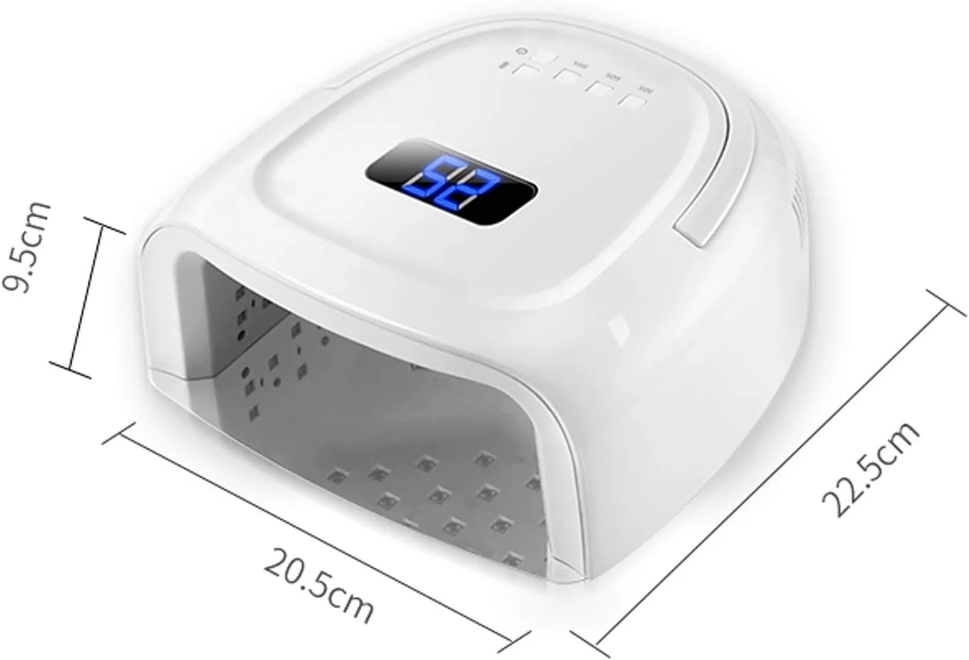 دستگاه خشک کن لاک ژل ناخن شارژی، چراغ LED لاک ژل