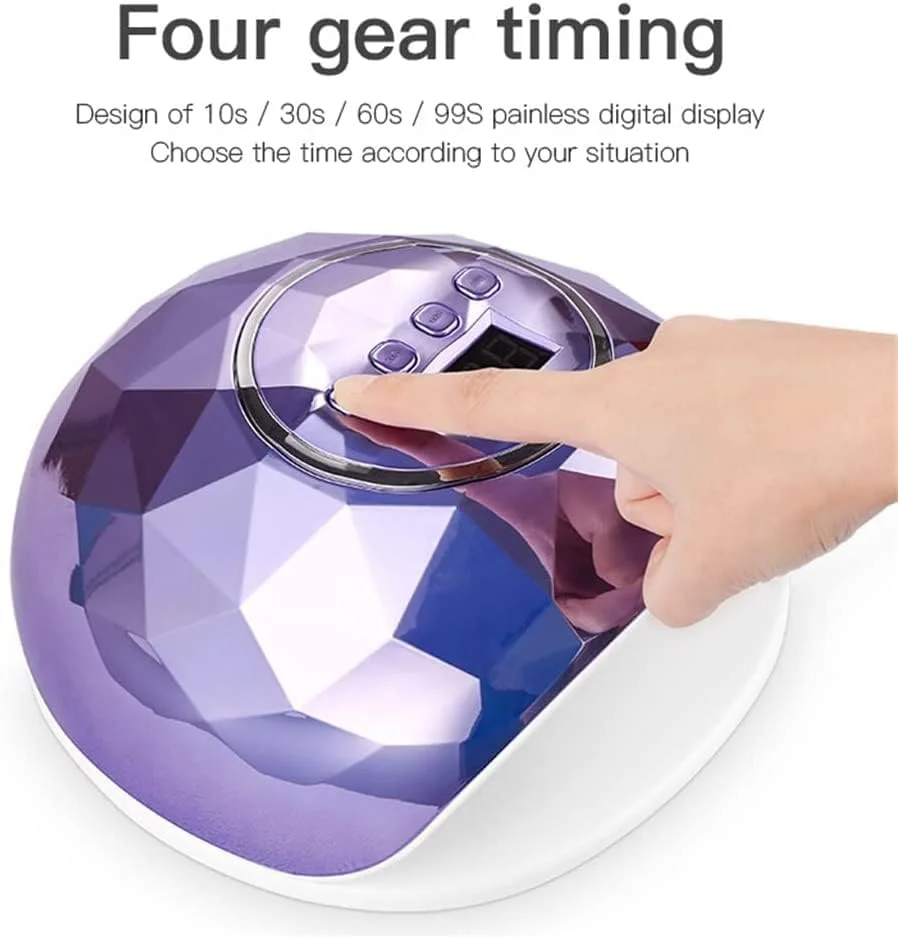 دستگاه خشک کن لاک ناخن LED برای ماشین مانیکور، دستگاه خشک کننده ژل لاک ناخن با صفحه نمایش LCD (رنگ: B) دستگاه خشک کن لاک ناخن LED برای ماشین مانیکور، دستگاه خشک کننده ژل لاک ناخن با صفحه نمایش LCD (رنگ: B)