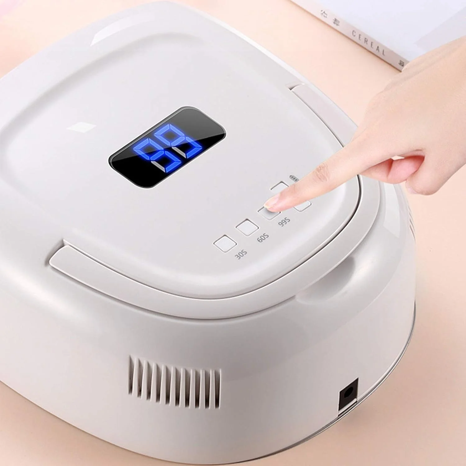دستگاه خشک کن لاک ژل ناخن شارژی، چراغ LED لاک ژل
