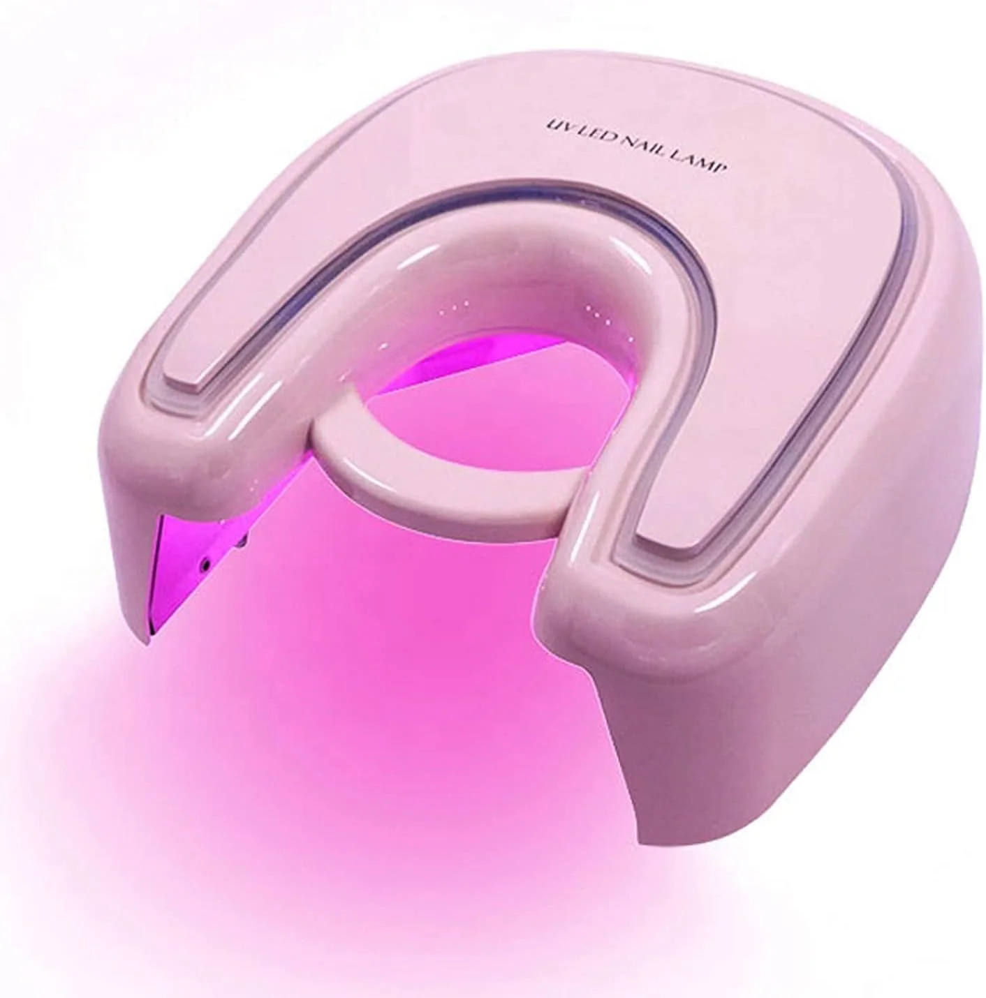 چراغ LED ناخن شارژی 48 وات با نور قرمز برای خشک کردن ژل ناخن، مناسب طراحی ناخن، پدیکور بی سیم با پورت USB و شارژ قابل حمل
