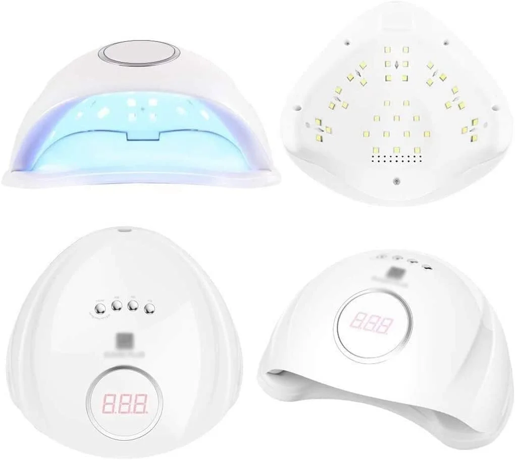 دستگاه خشک کن لاک ناخن سفید، چراغ LED خشک کننده لاک ژل، ابزار و لوازم جانبی طراحی ناخن
