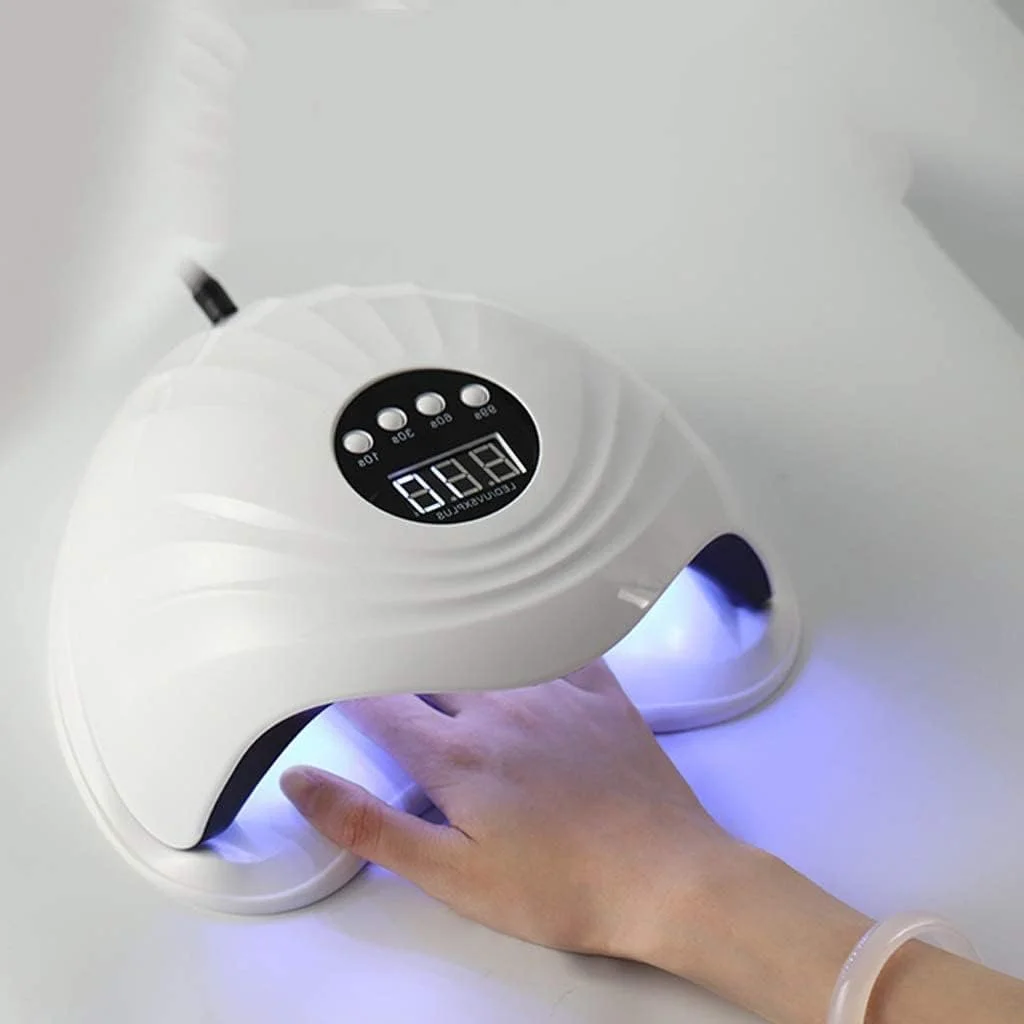 دستگاه فتوتراپی ناخن، لامپ ال ای دی 108 وات، خشک کن، لامپ هنری مناسب برای سالن های خانگی