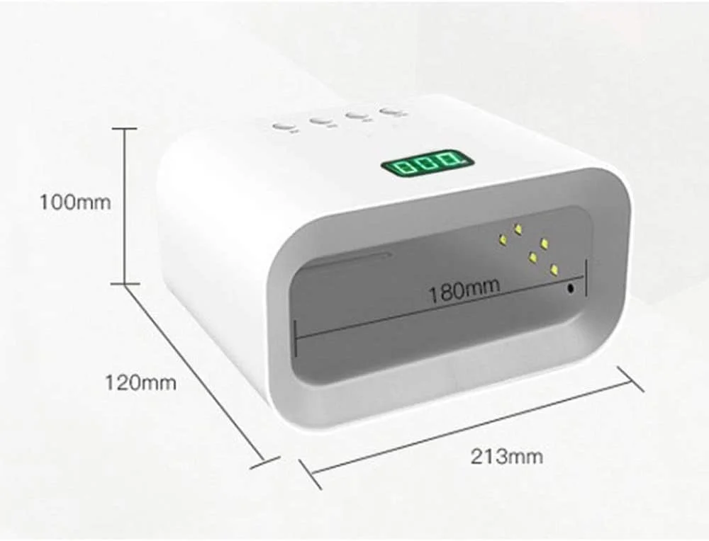 دستگاه خشک کن لاک ناخن LED با عملکرد روشن کنندگی، لامپ یخی 90 وات برای مانیکور، لامپ ناخن SUN با نور قرمز، خشک کننده سریع برای لاک ژل دستگاه خشک کن لاک ناخن LED با عملکرد روشن کنندگی، لامپ یخی 90 وات برای مانیکور، لامپ ناخن SUN با نور قرمز، خشک کننده سریع برای لاک ژل
