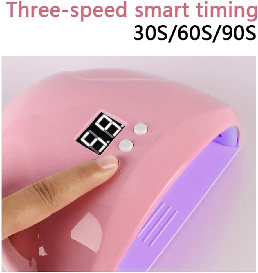 دستگاه خشک کن لاک ژل ناخن 36 وات LED، چراغ خشک کننده USB، چراغ های مانیکور LED برای تمام لاک های ناخن