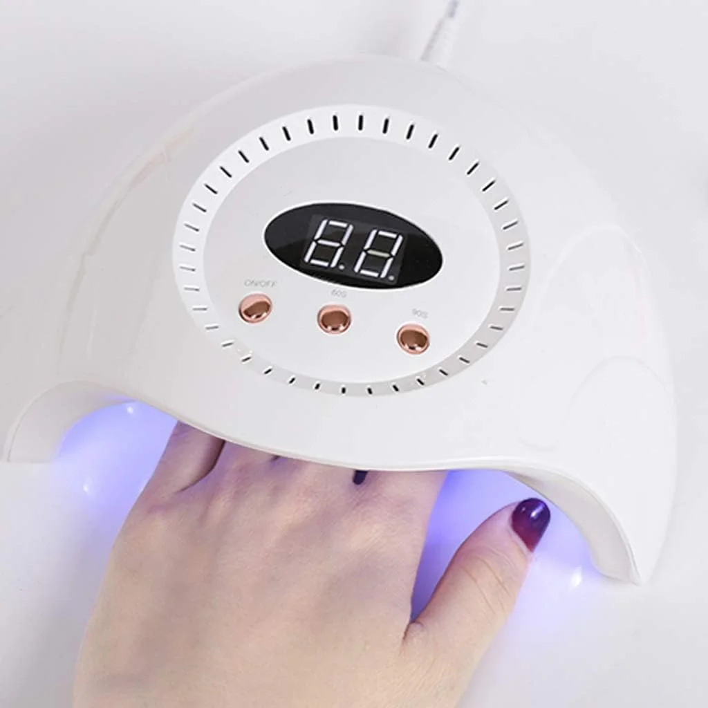 چراغ کوچک ناخن، دستگاه خشک کن ناخن 36 وات، تایمر، ابزار حرفه ای طراحی ناخن، خشک کن ناخن برای لاک ژل