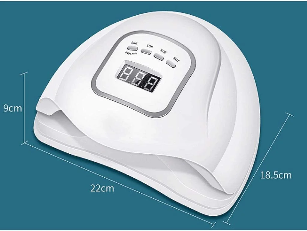 دستگاه خشک کن لاک ناخن UV LED، چراغ خشک کن ناخن برای خشک کردن ژل های ناخن دست و پا با سنسور، دارای 4 تنظیم تایمر دستگاه خشک کن لاک ناخن UV LED، چراغ خشک کن ناخن برای خشک کردن ژل های ناخن دست و پا با سنسور، دارای 4 تنظیم تایمر