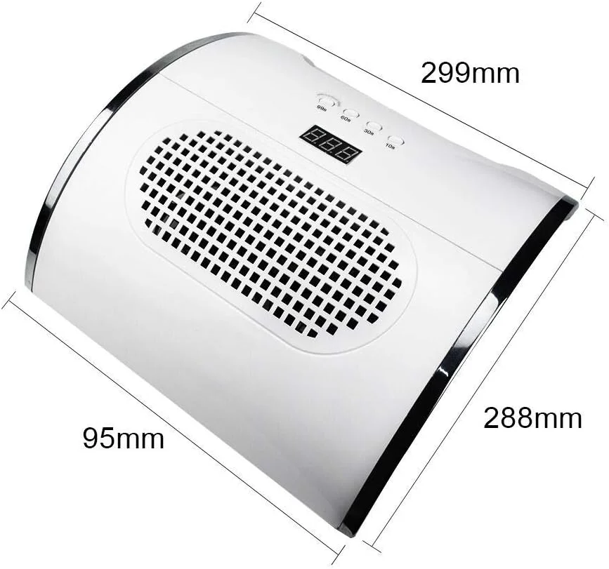 دستگاه خشک کن ناخن LED 80 وات 2 در 1 و دستگاه جمع کننده گرد و غبار ناخن با 36 عدد LED و دو فن قدرتمند مکش گرد و غبار ناخن دستگاه خشک کن ناخن LED 80 وات 2 در 1 و دستگاه جمع کننده گرد و غبار ناخن با 36 عدد LED و دو فن قدرتمند مکش گرد و غبار ناخن