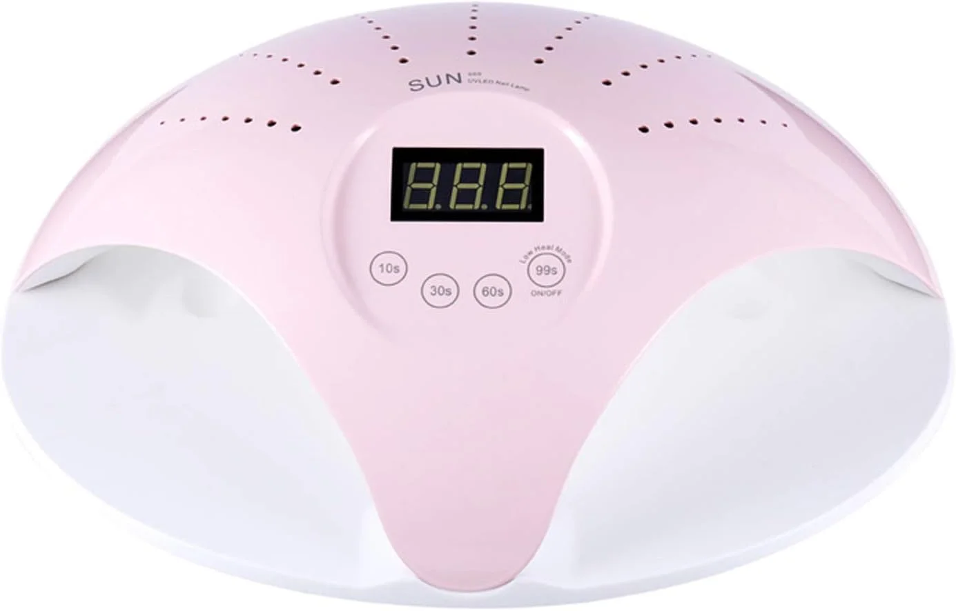 دستگاه خشک کننده لاک ژل یو وی ال ای دی 48 وات با نور دوگانه (رنگ: صورتی)