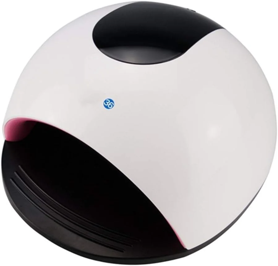 دستگاه خشک کن لاک ژل UV LED، لامپ UV ناخن 80 وات، نور حرفه ای خشک کننده ناخن با 4 تنظیم تایمر و سنسور خودکار برای انواع لاک ژل