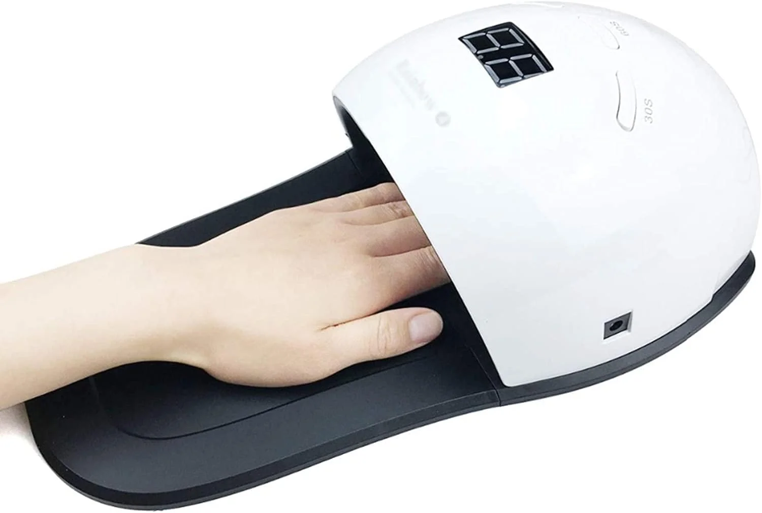 دستگاه خشک کن لاک ناخن 48 وات با 30 چراغ LED برای خشک کردن سریع لاک ژل با لامپ زیرین مناسب برای مانیکور