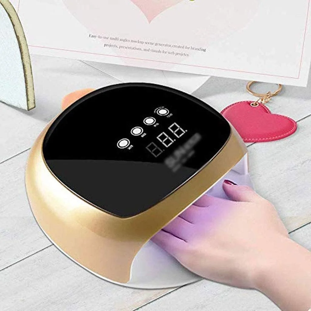 دستگاه خشک کن لاک ناخن، حرفه ای با لامپ های LED و سنسور خودکار، فضای بزرگ مناسب لاک ناخن پا، مناسب برای طراحی ناخن در سالن دستگاه خشک کن لاک ناخن، حرفه ای با لامپ های LED و سنسور خودکار، فضای بزرگ مناسب لاک ناخن پا، مناسب برای طراحی ناخن در سالن