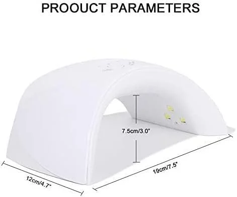 چراغ ال ای دی 36 وات برای ناخن، اتصال USB، چراغ خشک کن ال ای دی برای ناخن های ژلی