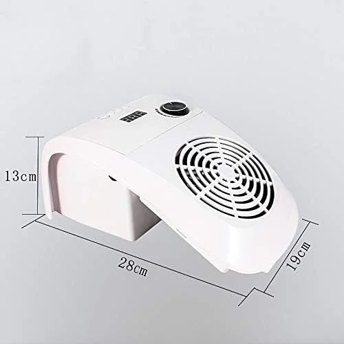 دستگاه خشک کن ناخن LED دو کاره 80 وات با 36 لامپ LED و مکنده گرد و غبار ناخن با دو فن قدرتمند