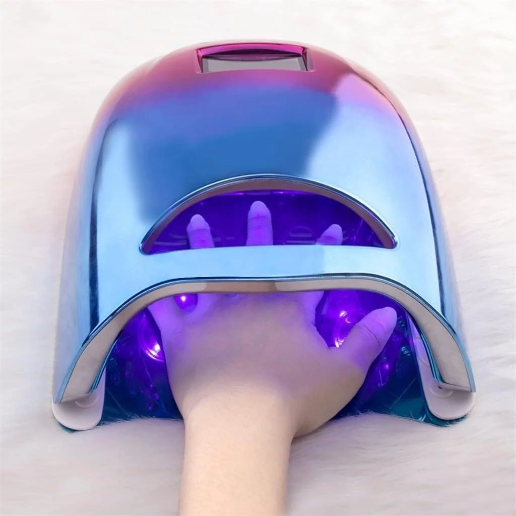 دستگاه خشک کن لاک ناخن ال ای دی 48 وات بدون سیم، با باتری قابل شارژ برای خشک کردن لاک ژل