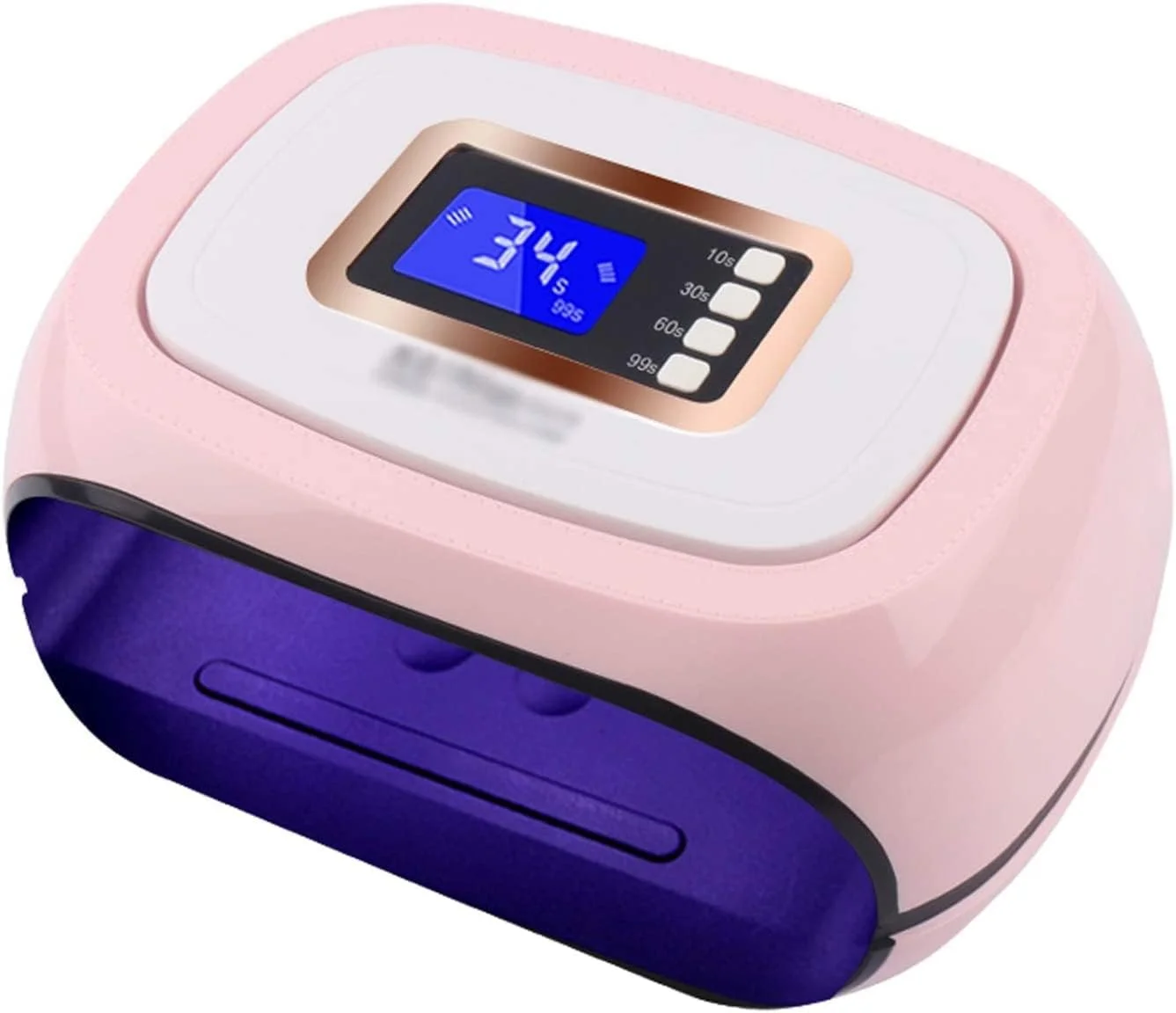 لامپ LED ناخن 84 وات با 42 ال ای دی، خشک کن ژل ناخن، لاک و پولیش، دستگاه مانیکور، لامپ یخی، ابزار طراحی ناخن (رنگ: صورتی)