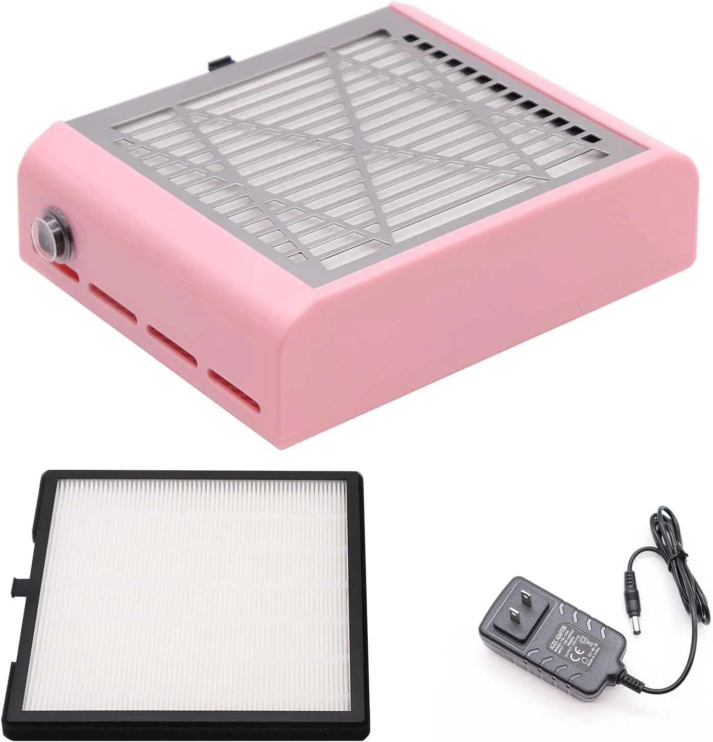 دستگاه جمع کننده برقی گرد و غبار ناخن، فن مکش خلاء ناخن با فیلترهای قابل استفاده مجدد، پاک کننده گرد و غبار ناخن استیل ضد زنگ، ابزار مانیکور استخراج کننده گرد و غبار برای پولیش ناخن ژل اکریلیک، صورتی دستگاه جمع کننده برقی گرد و غبار ناخن، فن مکش خلاء ناخن با فیلترهای قابل استفاده مجدد، پاک کننده گرد و غبار ناخن استیل ضد زنگ، ابزار مانیکور استخراج کننده گرد و غبار برای پولیش ناخن ژل اکریلیک، صورتی