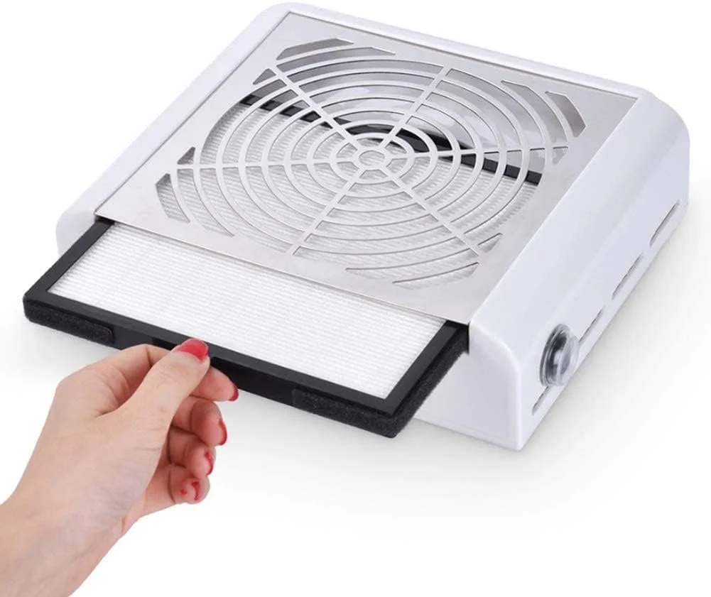 دستگاه جمع کننده گرد و غبار ناخن 40 واتی با قدرت بالا، فن ناخن، دستگاه مکنده گرد و غبار سالن، فن جاروبرقی با تجهیزات تمیز کننده سالن دستگاه جمع کننده گرد و غبار ناخن 40 واتی با قدرت بالا، فن ناخن، دستگاه مکنده گرد و غبار سالن، فن جاروبرقی با تجهیزات تمیز کننده سالن