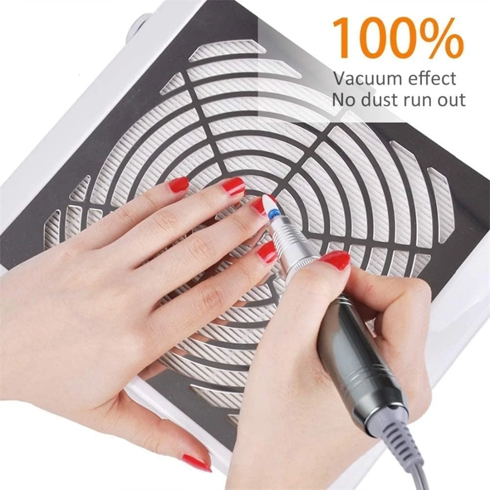 دستگاه جمع کننده گرد و غبار ناخن 40 واتی با قدرت بالا، فن ناخن، دستگاه مکنده گرد و غبار سالن، فن جاروبرقی با تجهیزات تمیز کننده سالن