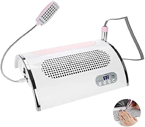 دستگاه چند منظوره برقی سوهان ناخن، جمع کننده گرد و غبار طراحی ناخن، چراغ میز ال ای دی یو وی