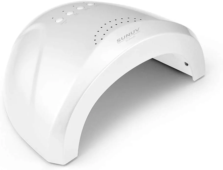 دستگاه خشک کن لاک ناخن LED تیستیک، فن مینی قابل حمل، خشک کن ناخن UV 48 وات برای لاک ژل با تایمر 5S/30S/60S و سنسور اتوماتیک