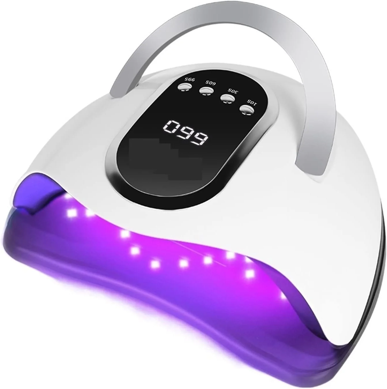 دستگاه خشک کن لاک ناخن ZAIED، لامپ LED برای خشک کردن ناخن، 66 لامپ UV، خشک کننده لاک ژل، مانیکور، سنسور مادون قرمز، تجهیزات حرفه ای ناخن، لامپ UV-LED ژل (رنگ: 66led-x10، سایز: 1)