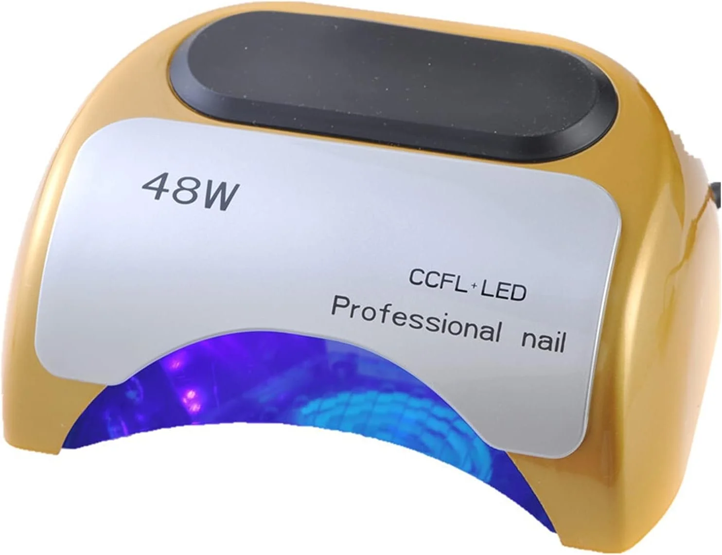 دستگاه خشک کن لاک ناخن LED یو وی ZAIED مدل 48 وات با سنسور خودکار و تایمر 10، 20 و 30 ثانیه، مناسب برای ناخن های دست و پا (رنگ: مشکی)