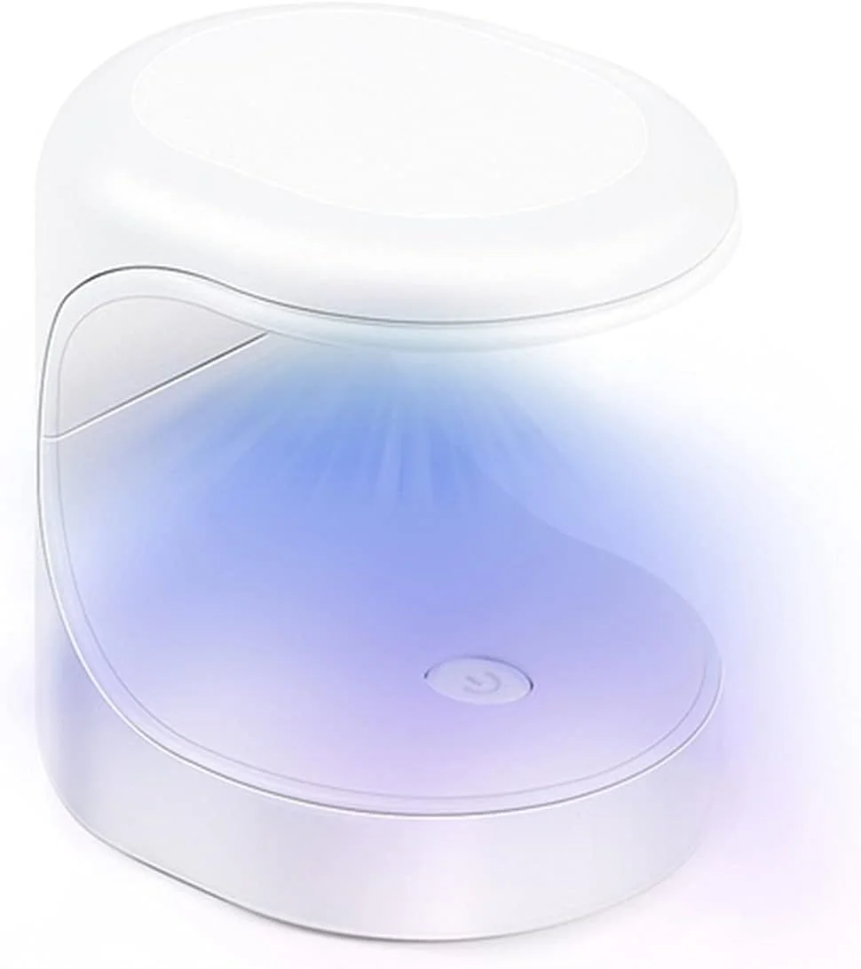 دستگاه خشک کن لاک ناخن LED مدل TISTIK، 5 عدد مینی خشک کن ناخن UV، دستگاه مانیکور، ابزار طراحی ناخن تک انگشتی، لاک ژل 16 وات، ابزار مانیکور (رنگ: سفید) (رنگ: سفید)