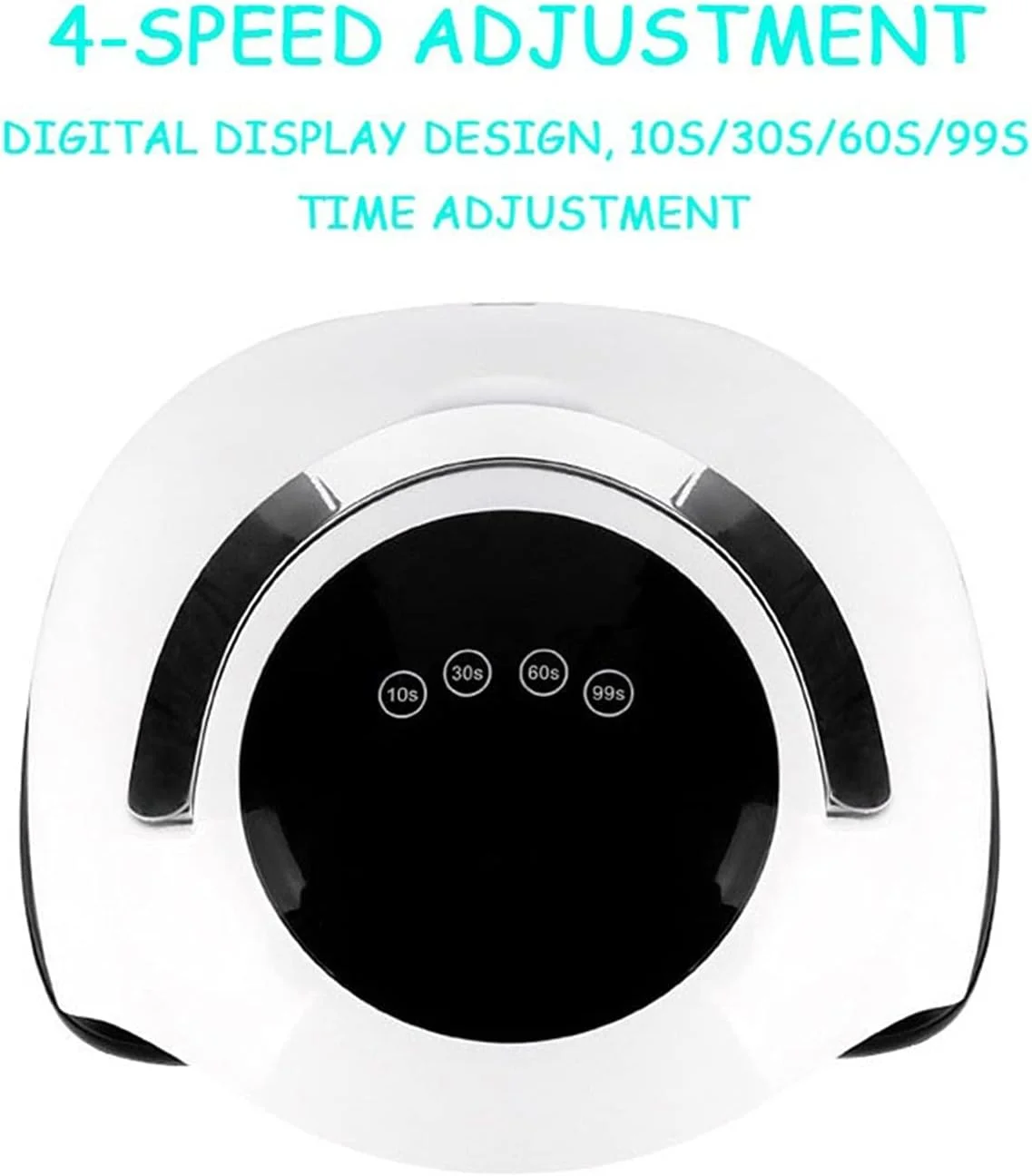 دستگاه خشک کن لاک ناخن UV LED، مناسب برای خشک کردن ژل لاک، 120W/80W، دارای صفحه نمایش LCD و دکمه لمسی، ابزار مانیکور برای ناخن های دست و پا