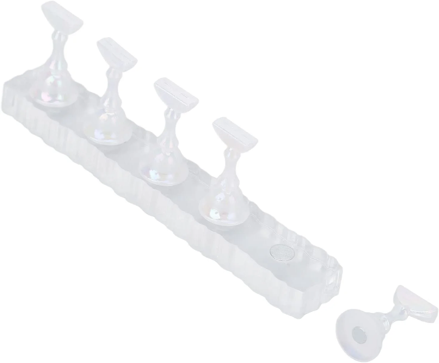 پایه تمرین طراحی ناخن REHOOF، نگهدارنده انعطاف پذیر DIY مغناطیسی برای نمایش ناخن در سالن آرایش ناخن