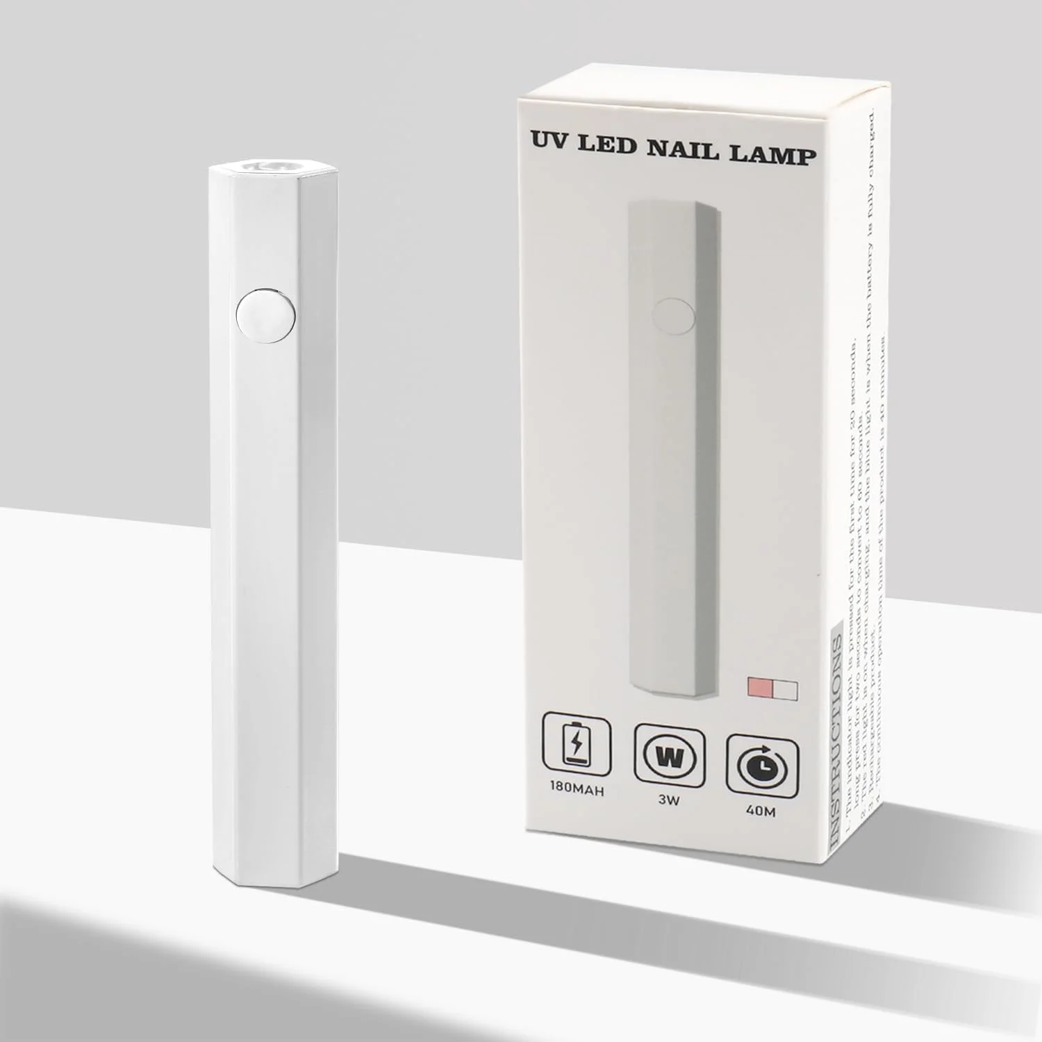 چراغ UV کوچک برای ناخن های ژلی، چراغ UV دستی به شکل قلمی برای ناخن های ژلی، لامپ LED قابل حمل با 2 مدل، خشک کن کوچک USB ناخن برای خشک کردن لاک ژل و چسب ناخن برای استفاده در خانه و سالن