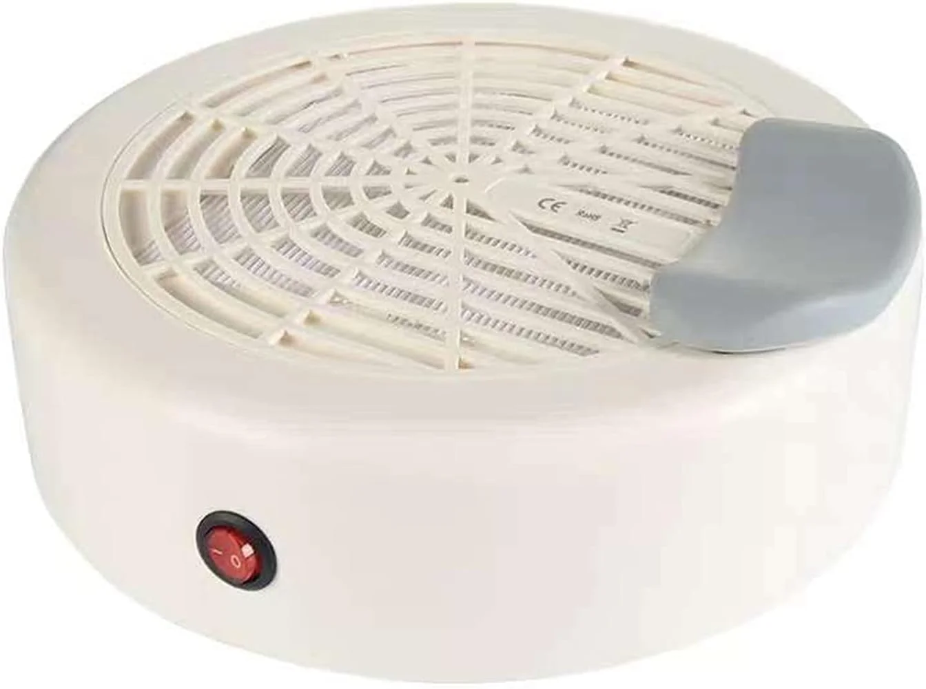 دستگاه جمع کننده گرد و غبار ناخن، دستگاه پولیش ناخن، جاروبرقی رومیزی با فیلتر بی صدا (سایز: سفید)