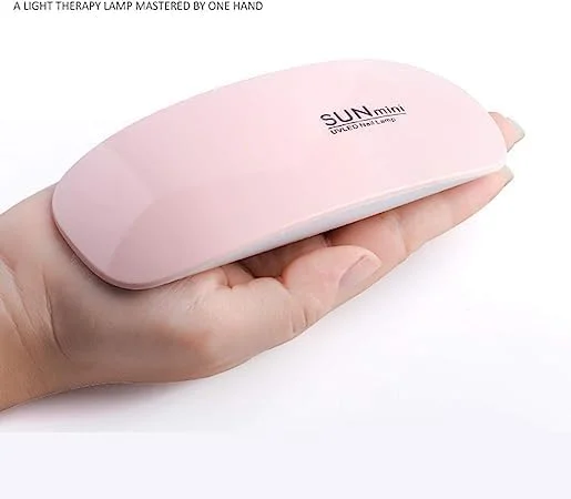 دستگاه خشک کن لاک ناخن LED UV طرح موس با کابل USB قابل حمل، مناسب برای هدیه، استفاده خانگی، خشک کن لاک ژل، مینی لامپ USB