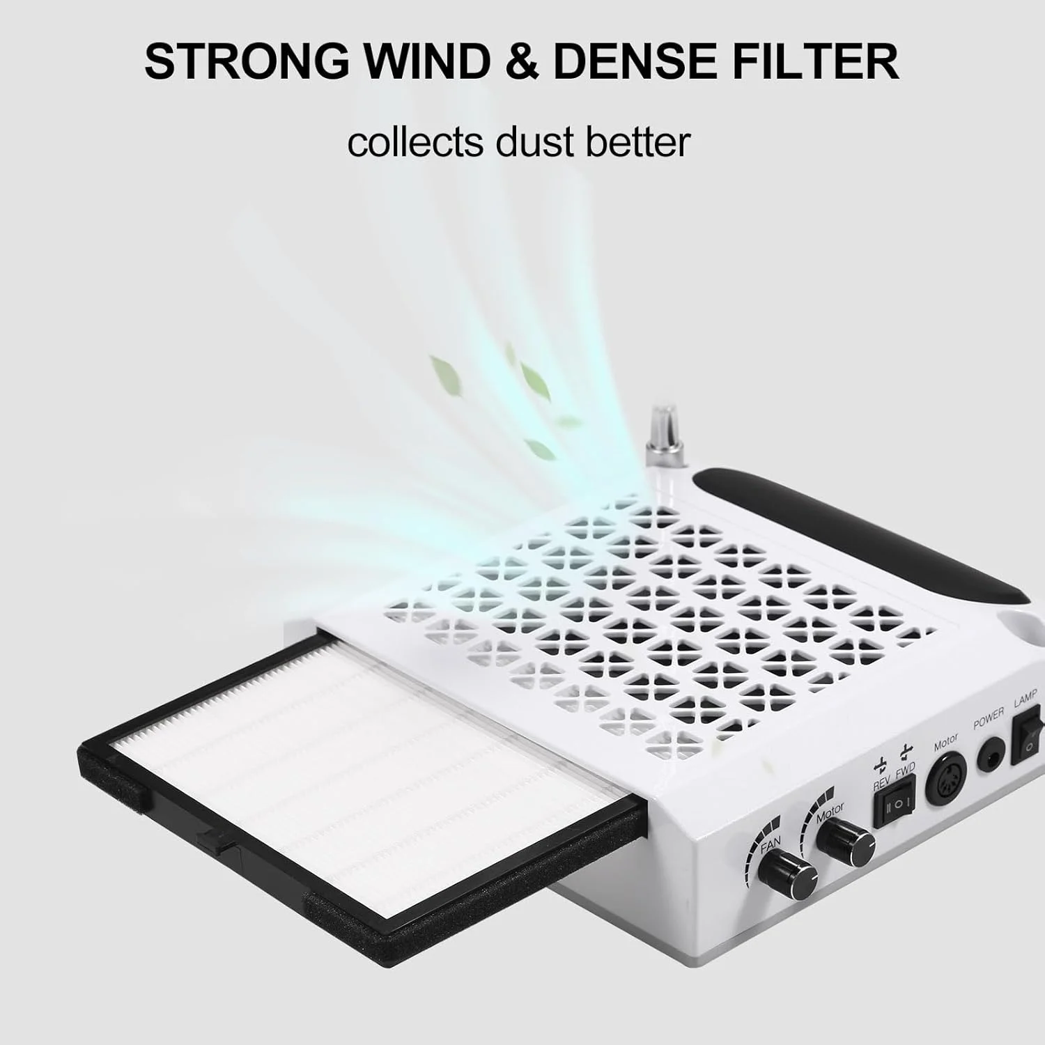 دستگاه جمع کننده گرد ناخن حرفه ای + چراغ ناخن، خشک کن ناخن LED، ایده آل برای مانیکور سالن یا منزل دستگاه جمع کننده گرد ناخن حرفه ای + چراغ ناخن، خشک کن ناخن LED، ایده آل برای مانیکور سالن یا منزل