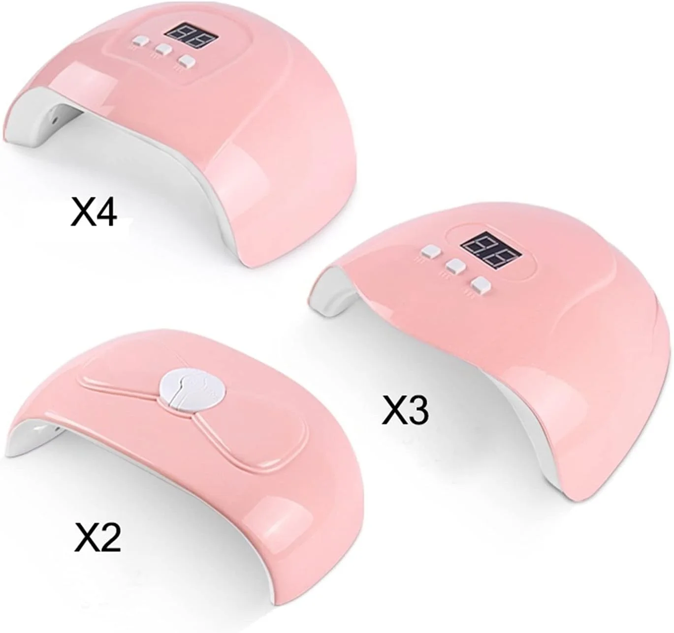 دستگاه خشک کن لاک ناخن LED یو وی 36 وات 18LED، مناسب برای خشک کردن انواع لاک ژل، دارای تایمر هوشمند USB، ابزار طراحی ناخن برای ناخن های دست و پا (رنگ: X4-36w)