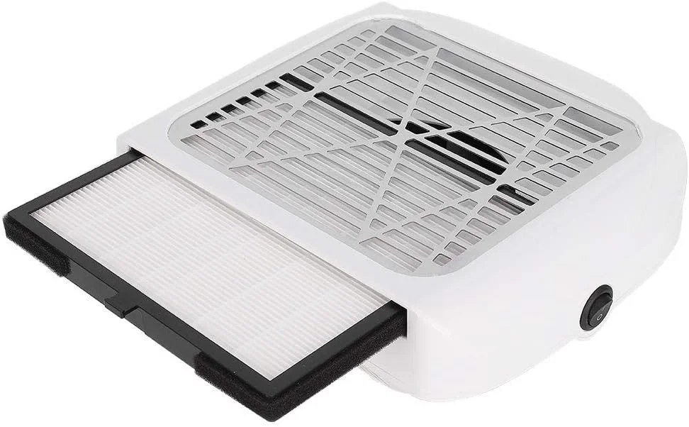 دستگاه جمع کننده گرد و غبار ناخن، 80 وات با فیلتر، فن مکنده برقی گرد و غبار ناخن برای مانیکور (2#) دستگاه جمع کننده گرد و غبار ناخن، 80 وات با فیلتر، فن مکنده برقی گرد و غبار ناخن برای مانیکور (2#)