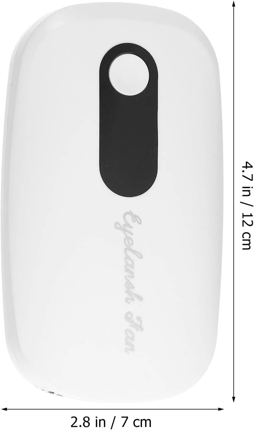 فن مژه قابل شارژ، خشک کن مژه برای استفاده از اکستنشن مژه، سفید فن مژه قابل شارژ، خشک کن مژه برای استفاده از اکستنشن مژه، سفید