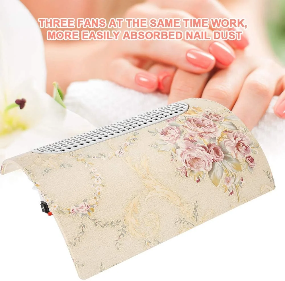 دستگاه جمع کننده گرد و غبار ناخن با قدرت بالا، دستگاه تمیز کننده مکش گرد و غبار ناخن با فن، ابزار مانیکور پدیکور سالن ناخن، 100-240 ولت (دوشاخه آمریکایی)