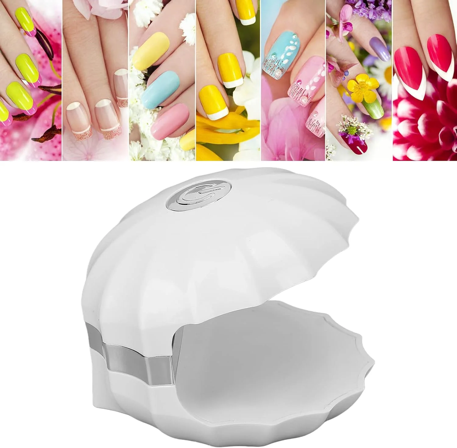 دستگاه خشک کن لاک ژل ناخن مینی 18 وات با منبع نور دوگانه، دارای 5 عدد چیپ نوری، مناسب برای طراحی و مانیکور ناخن در خانه، مناسب برای بانوان و دختران