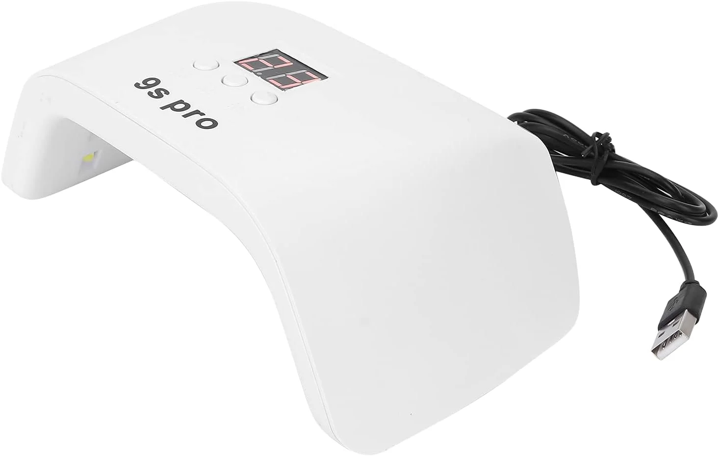 دستگاه خشک کن لاک ناخن هوشمند 120 وات، قابل حمل، دستگاه خشک کننده ناخن، دارای 3 تنظیم زمان، منبع نور دوگانه، مناسب برای استفاده در سالن های آرایشی