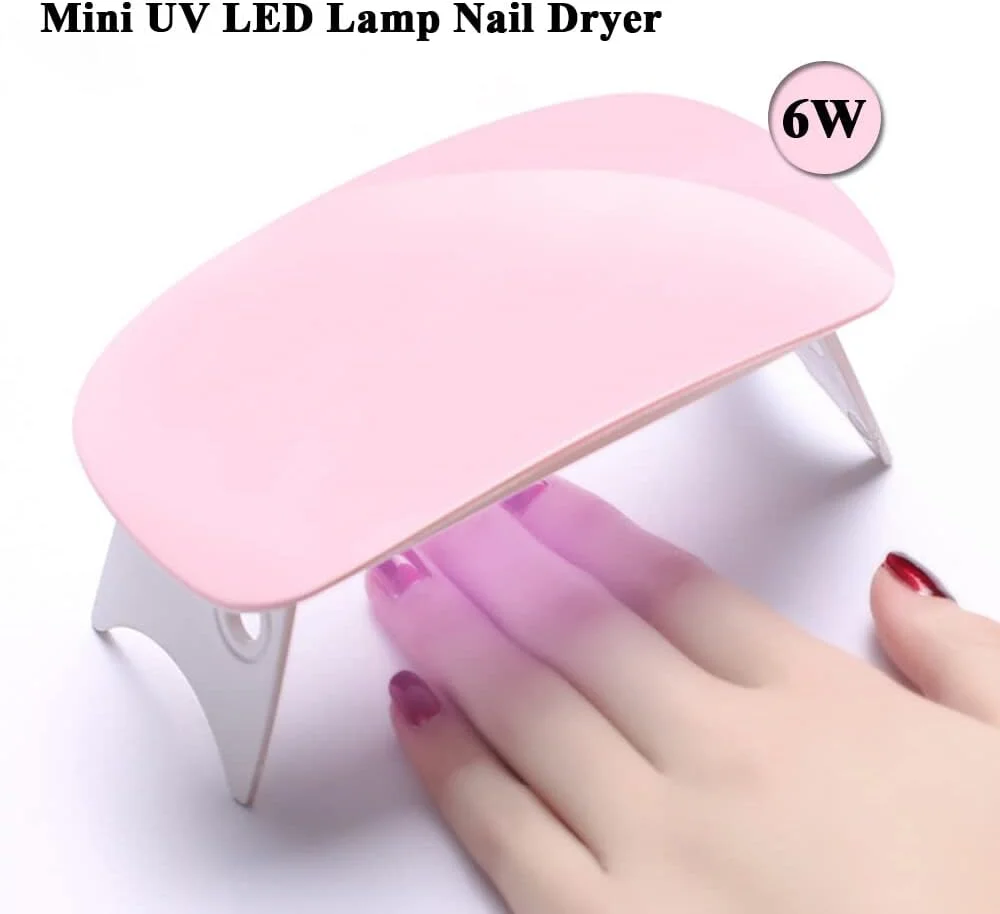 مینی لامپ ال ای دی UV 6 وات خشک کن ناخن قابل حمل USB برای هدیه عالی استفاده خانگی