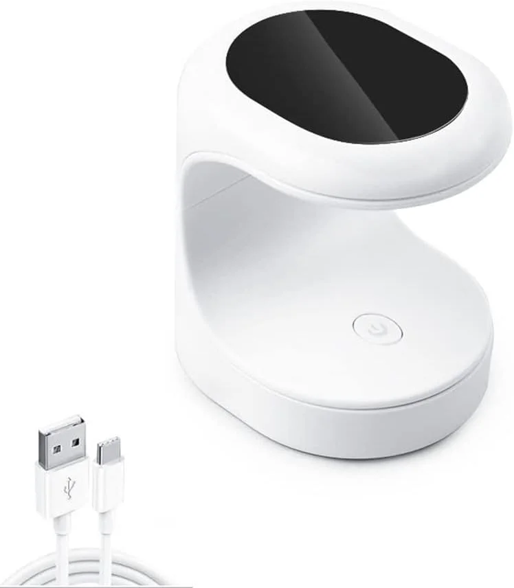 خشک کن لاک ناخن قابل حمل، مناسب برای نگین، ساخته شده از PC ABS، مناسب برای سالن، اسپا و مسافرت، مشکی