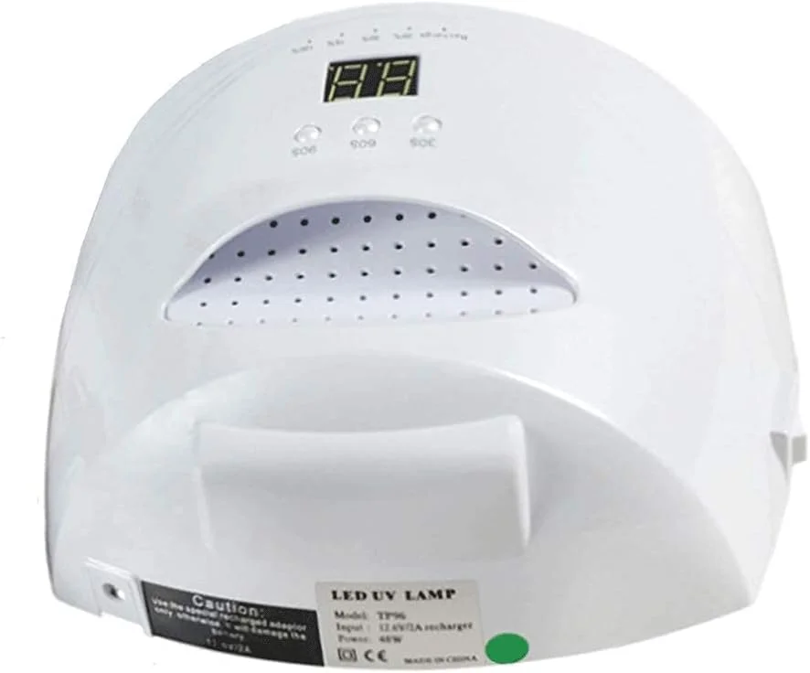 دستگاه خشک کن لاک ناخن LED یو وی 48 وات TISTIK، دستگاه خشک کن حرفه ای لاک ژل مناسب برای انواع لاک ژل، ابزار مانیکور پدیکور و طراحی ناخن