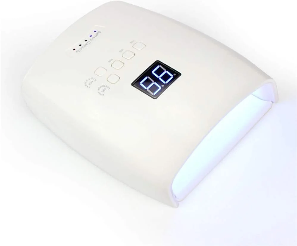دستگاه لاک خشک کن LED TISTIK، دستگاه فوتوتراپی هوشمند سفید کننده با حالت دمای بالا و پایین بدون درد، باتری لیتیومی داخلی
