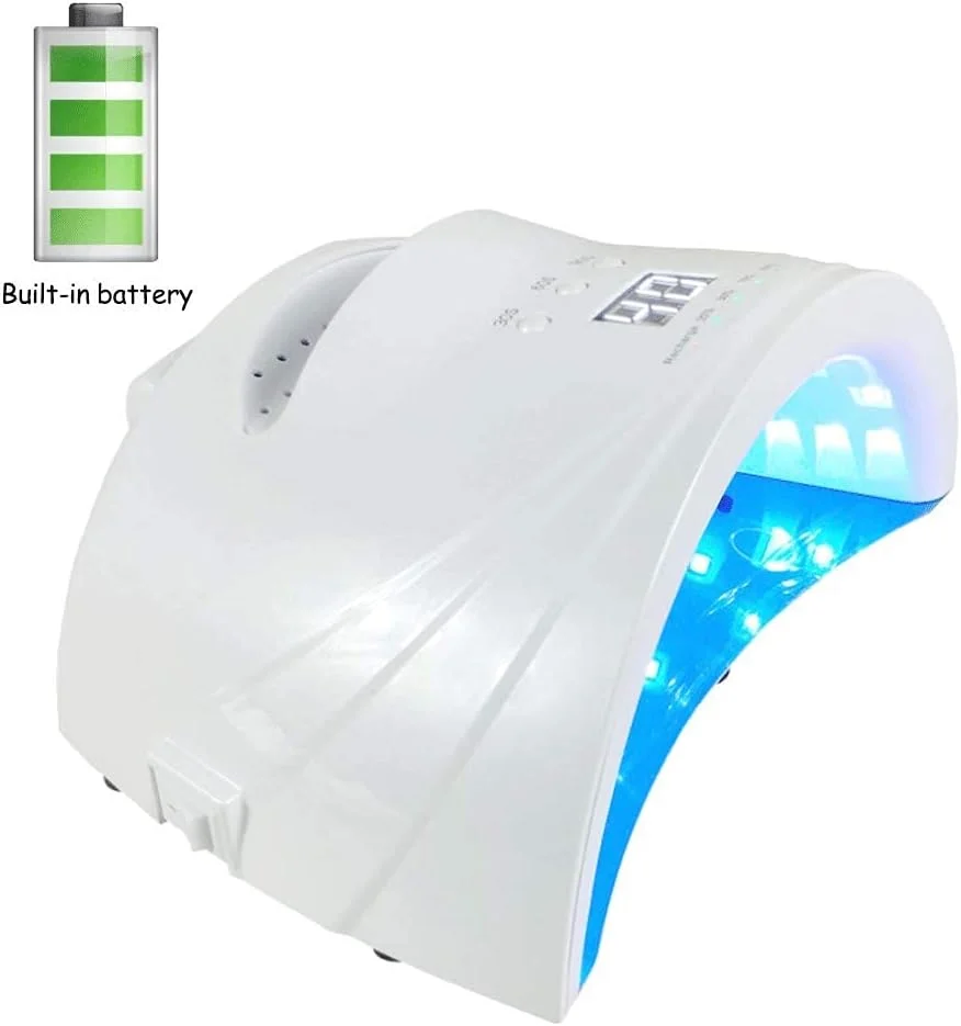 دستگاه خشک کن لاک ناخن LED یو وی 48 وات TISTIK، دستگاه خشک کن حرفه ای لاک ژل مناسب برای انواع لاک ژل، ابزار مانیکور پدیکور و طراحی ناخن